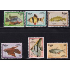 CUBA 1977 SERIE COMPLETA DE ESTAMPILLAS NUEVAS MINT PECES